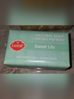 Lume Sweet lily Natural Soap 5 oz. Discontunued NO SEPARATING PRICE FIRM
